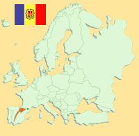 Gua de globalizacin - Mapa para localizacin del pas - Andorra