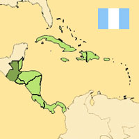 Gua de globalizacin - Mapa para localizacin del pas - Guatemala