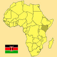 Gua de globalizacin - Mapa para localizacin del pas - Kenia