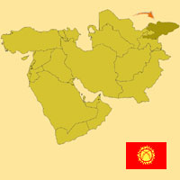 Gua de globalizacin - Mapa para localizacin del pas - Kirguistn