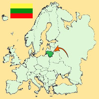 Gua de globalizacin - Mapa para localizacin del pas - Lituania