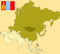 Gua de globalizacin - Mapa para localizacin del pas - Mongolia