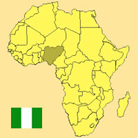 Gua de globalizacin - Mapa para localizacin del pas - Nigeria