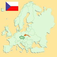 Gua de globalizacin - Mapa para localizacin del pas - Rep. Checa