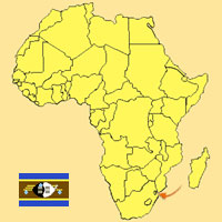 Gua de globalizacin - Mapa para localizacin del pas - Swazilandia