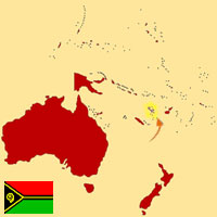 Gua de globalizacin - Mapa para localizacin del pas - Vanuatu