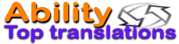 Agencia de traducción:  traducción de sitios web y localización de programas en más de 20 idiomas. Una agencia de traducción basada en Internet de traductores profesionales